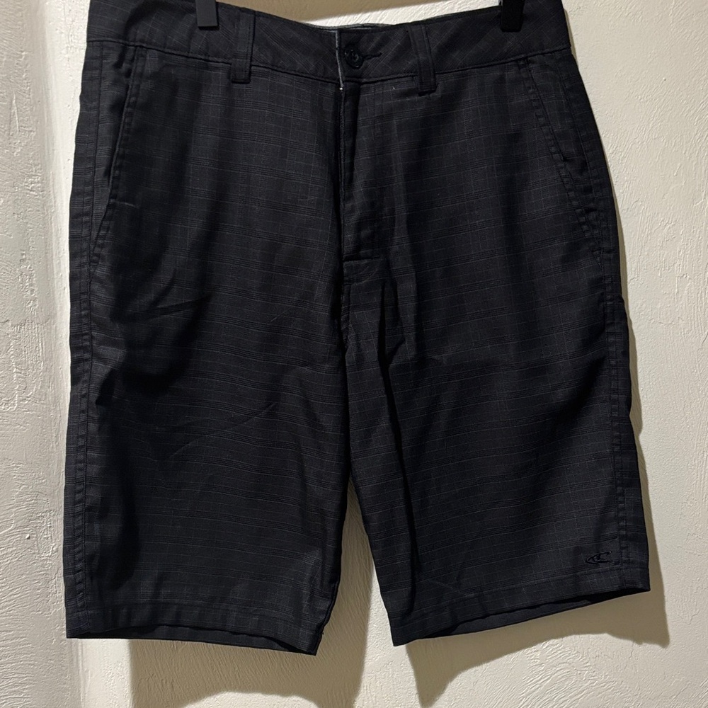 O'Neill Men's Charcoal Flat Front Shorts